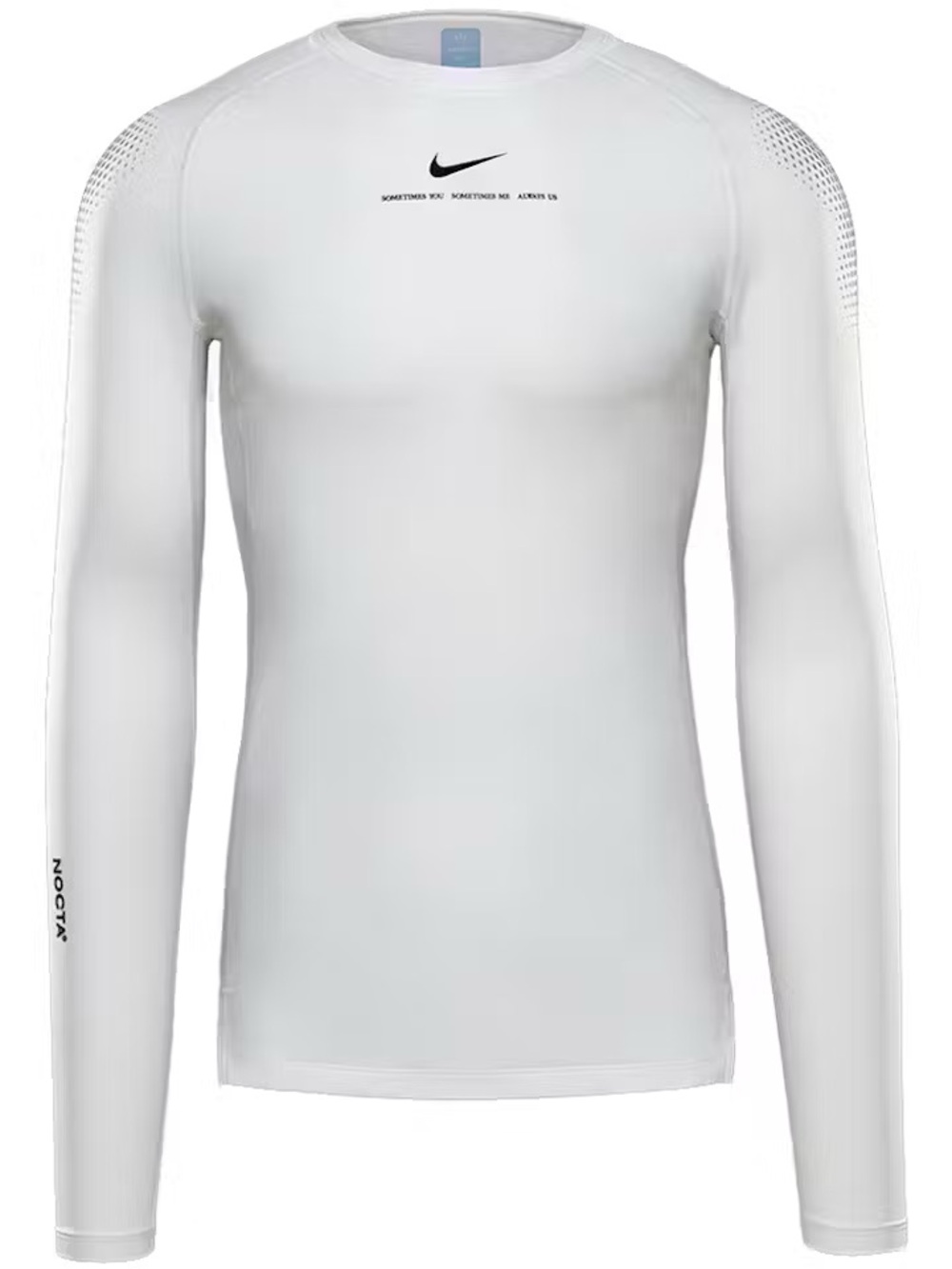 Nocta Nike Men's White Long-Sleeve compression base layer size large